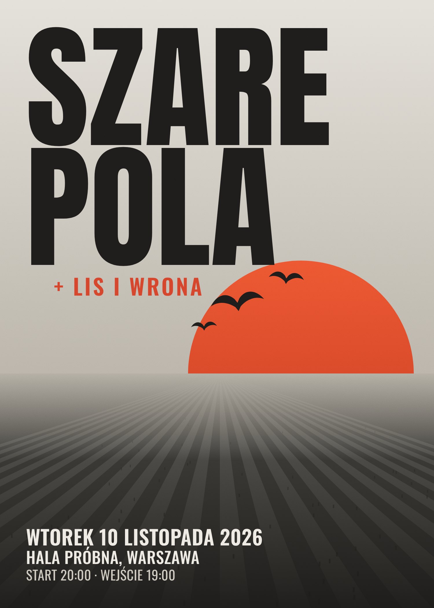 Szare Pola + Lis i Wrona